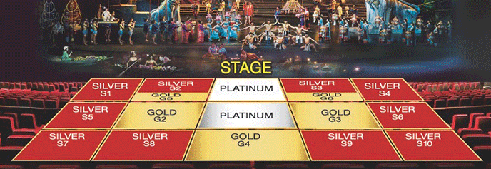 サイアムニラミット　プーケット　席