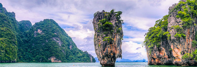 ジェームスボンド島（ロングテールボート）　プーケット