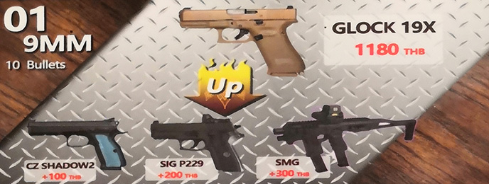 シューティングレンジ9mm